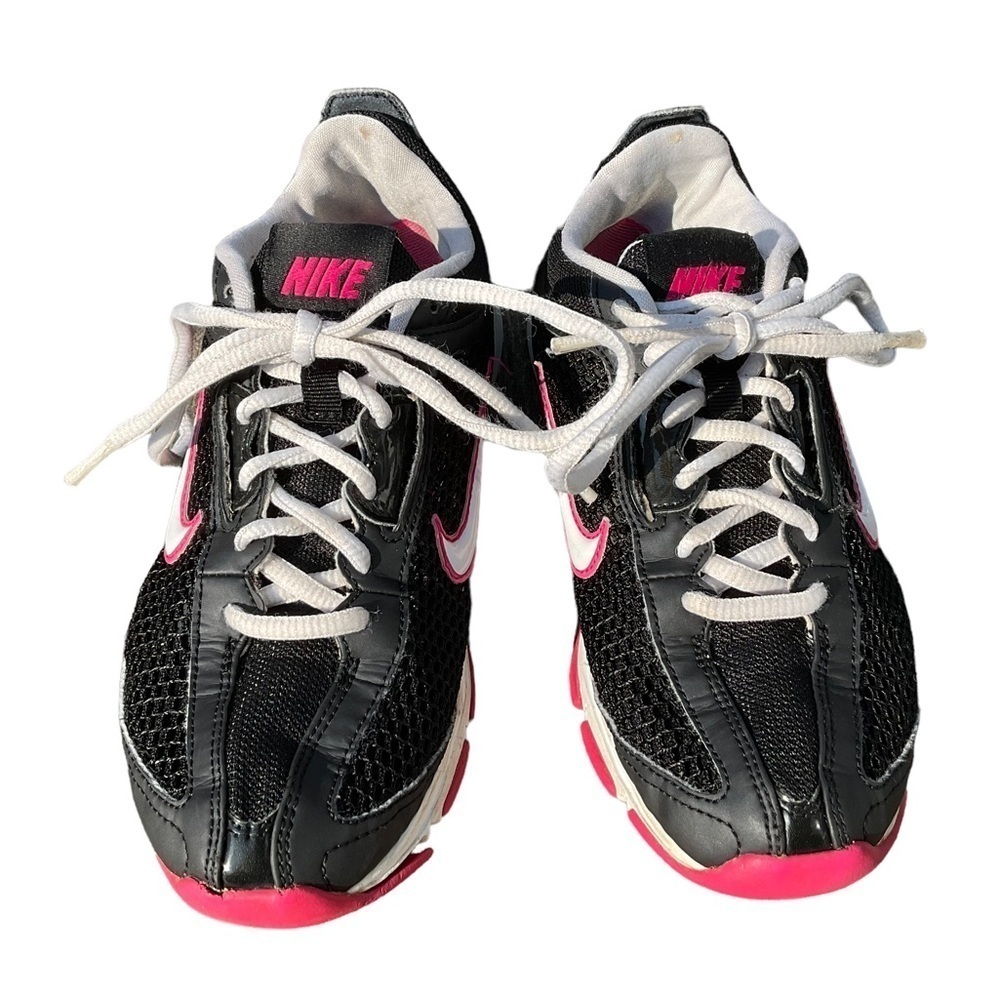 Nike Zoom Sneakers Black & Pink Size 5.5 Running Shoes
